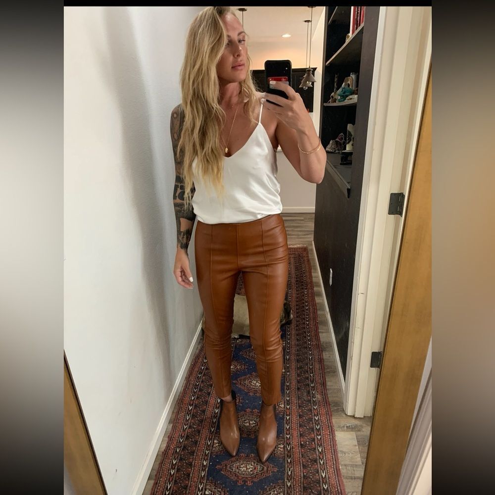 NWT Frame faux leather leggings - Picture 5 of 5